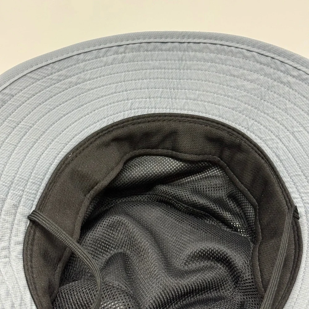 Adidas Aeroready Boonie Hat Mens Grey Black Mesh Hiking Sun Bucket Hat Size L/XL